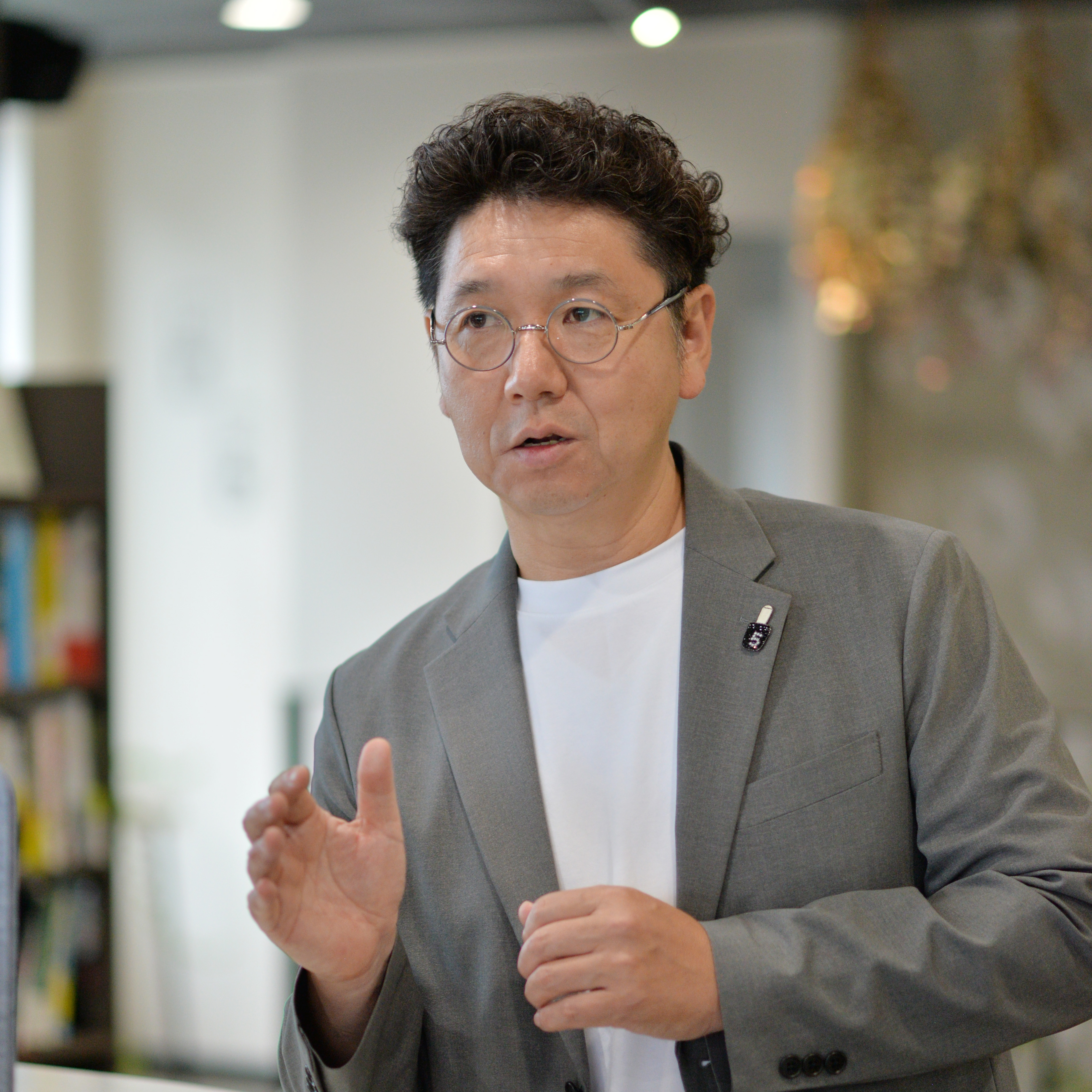 代表取締役　後藤芳晴の写真