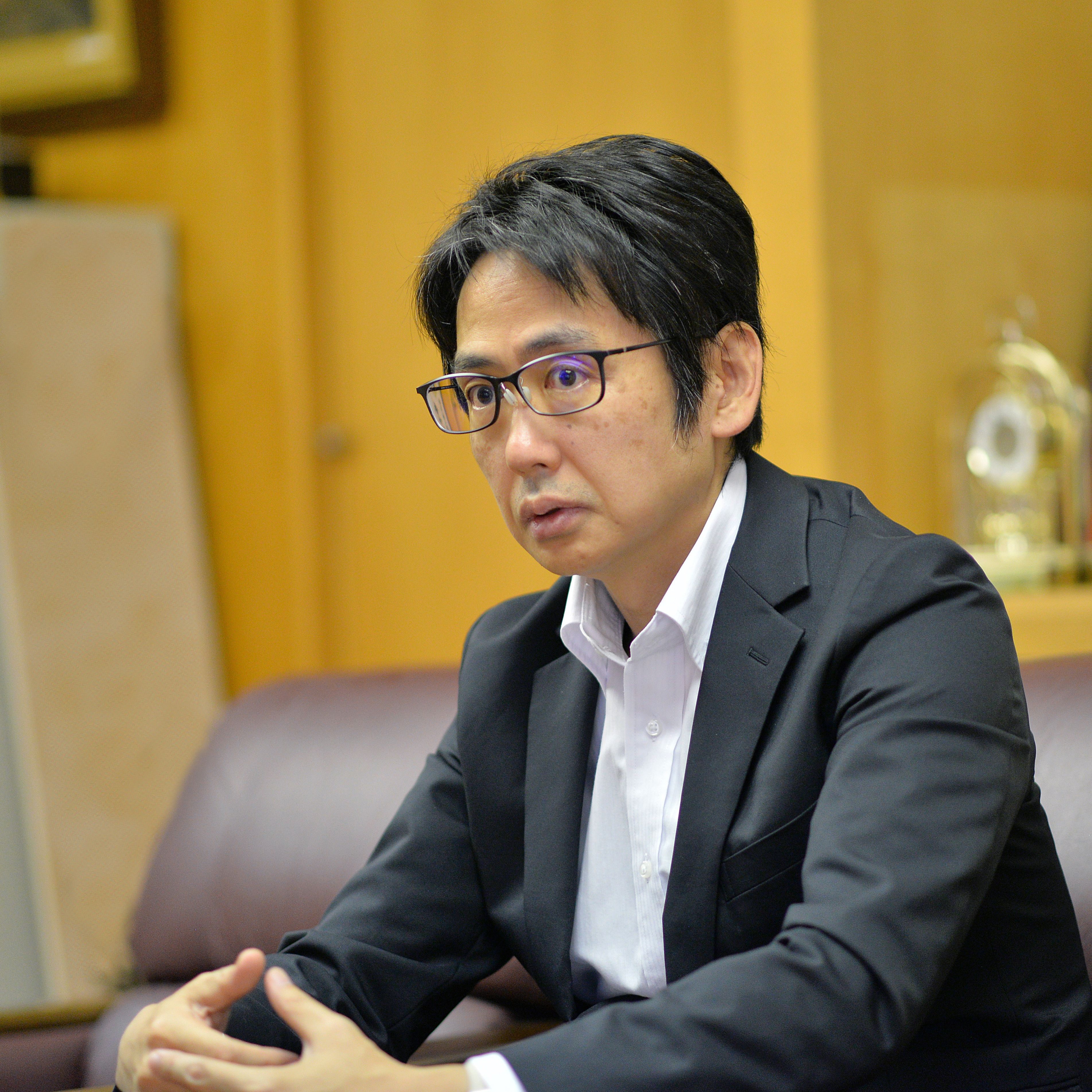 代表取締役社長　平野喜英の写真